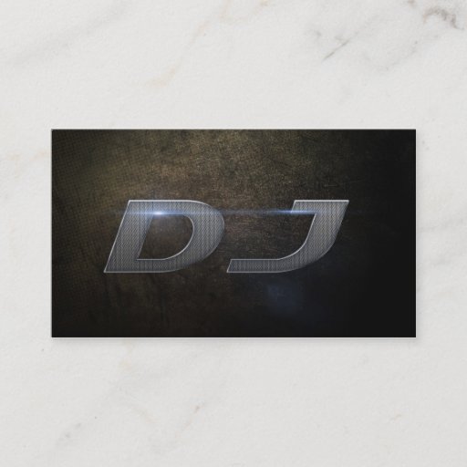 Customizable Dj Business card