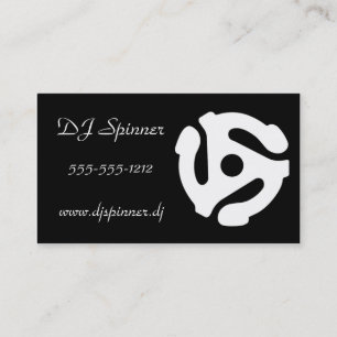 DJ Business Card - 45 rpm