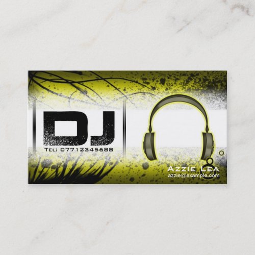 DJ Business Card - customizable
