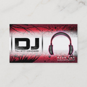 DJ Business Card - customizable