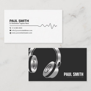 DJ Business Card, DJ Event Service, Entertainment Card