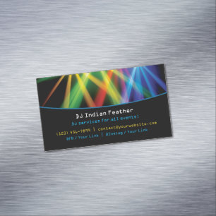DJ BUSINESS CARD MAGNET