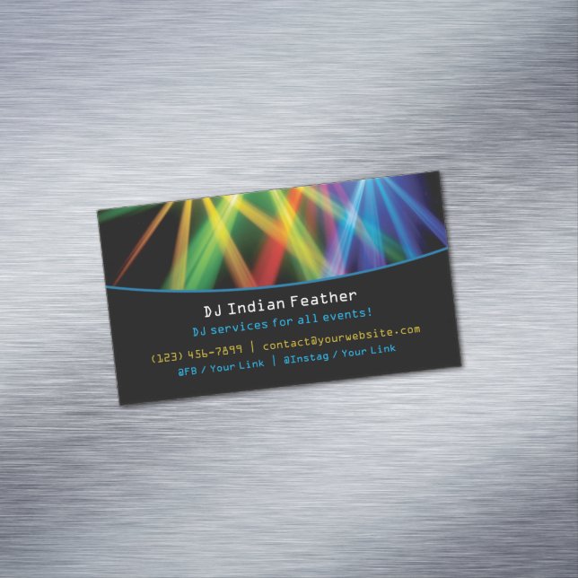 DJ BUSINESS CARD MAGNET (In Situ)