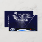 DJ Business Card Template (Front/Back)