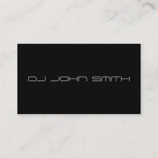 DJ Business card template