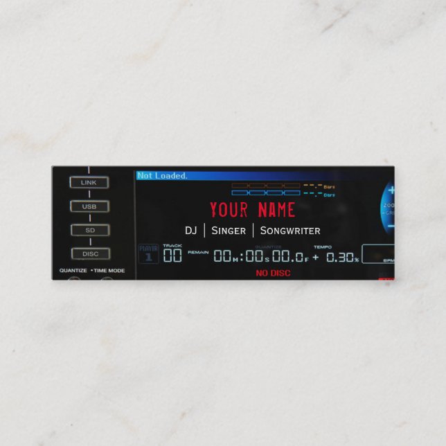 DJ  Business Card ver.2 (Front)