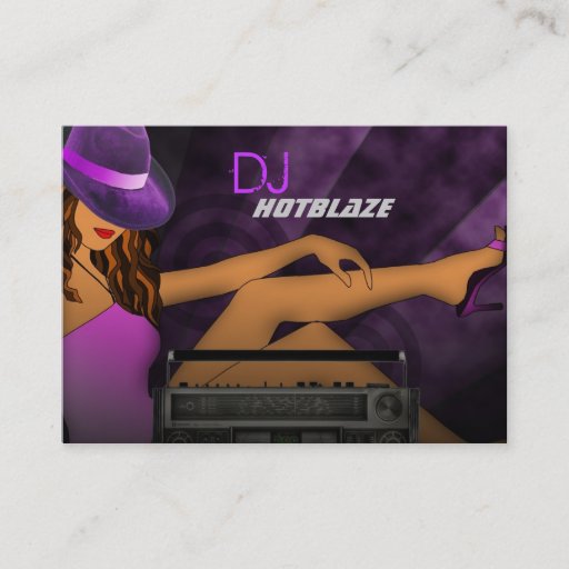 Customizable DJ Business Cards