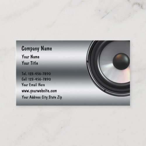 DJ Business Cards