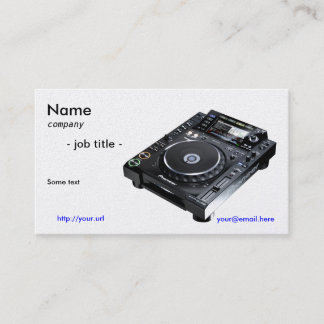 DJ businesscard Business Card