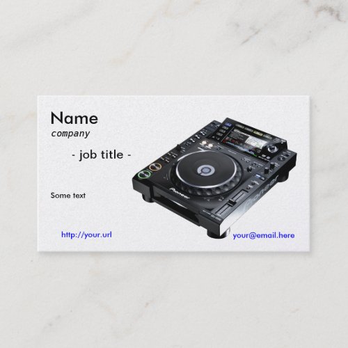 DJ businesscard Business Cards