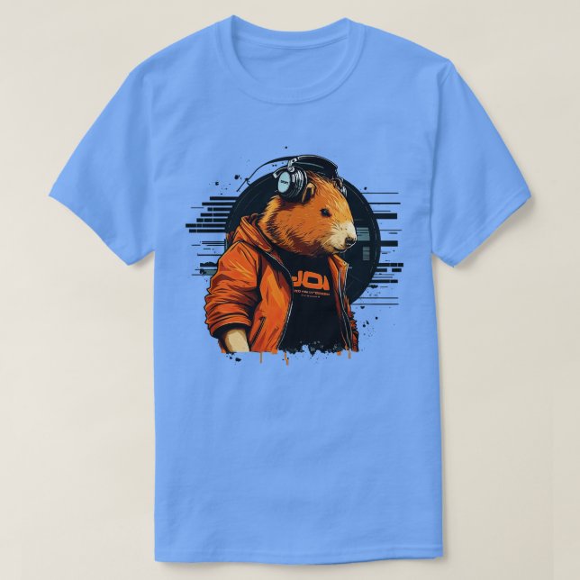 Dj Capybara 1 T-Shirt (Design Front)