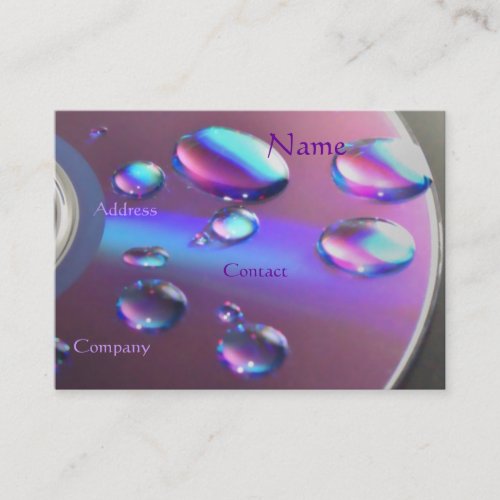 DJ CD Business Card - Customizable