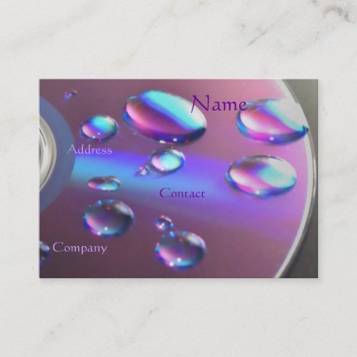 Customizable DJ CD Business Card - Customizable