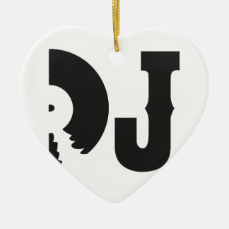dj ceramic ornament