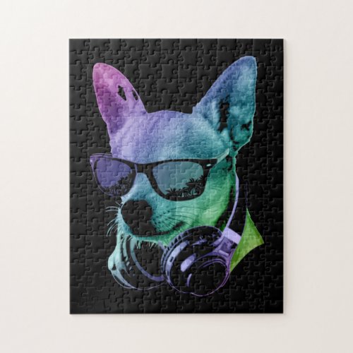 DJ Chihuahua Jigsaw Puzzle