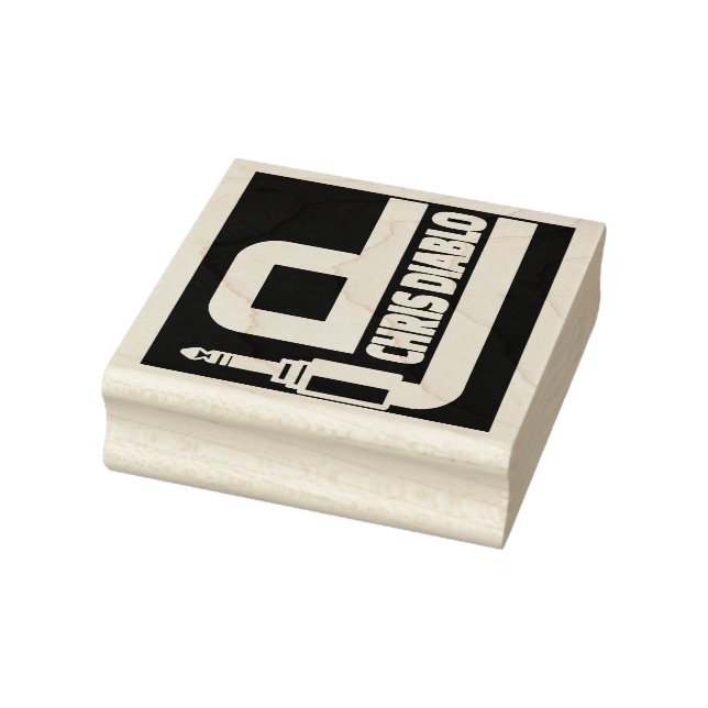DJ CHRIS DIABLO RUBBER STAMP (Stamp)