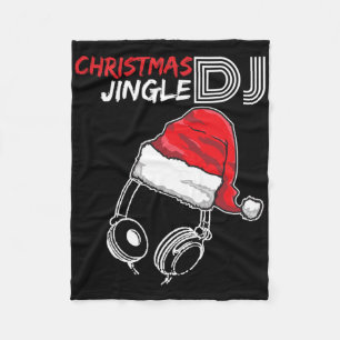 Dj Christmas Jingle Quote - Funny Gifts And Presen Fleece Blanket