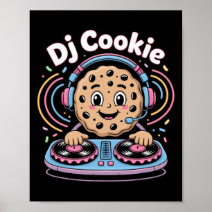 Dj Cookie Christmas Dj Vibes  Poster