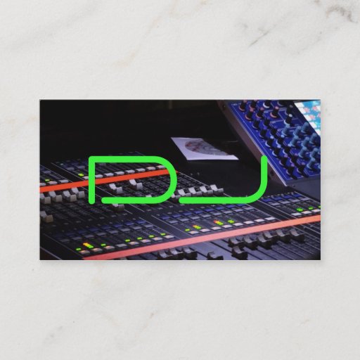Customizable DJ  cool Business Card Templates