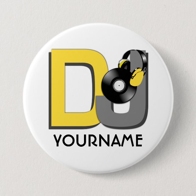 DJ custom button (Front)