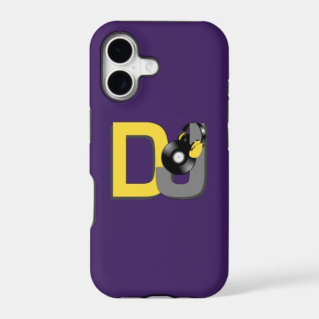 DJ custom color iPhone case (Back)
