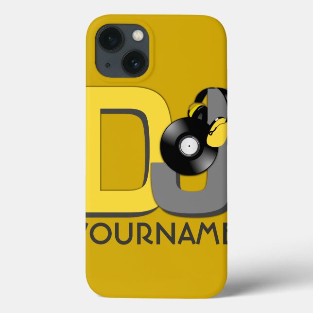 DJ custom color & monogram cases (Back)