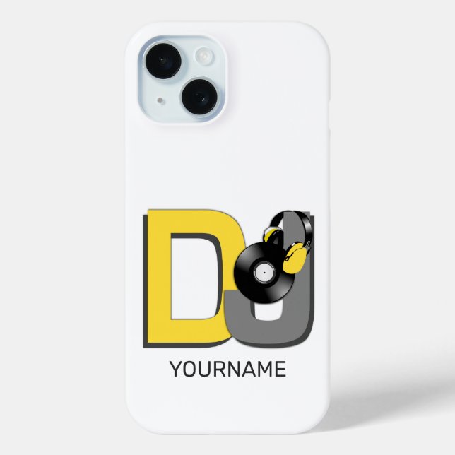 DJ custom name Case-Mate iPhone Case (Back)
