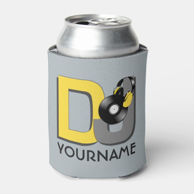 DJ custom name & color can cooler (Can Front)