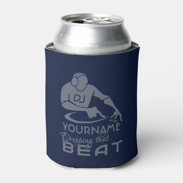 DJ custom name & color can cooler (Can Front)