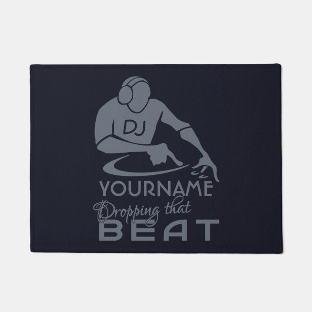 DJ custom name & color door mats (Front)