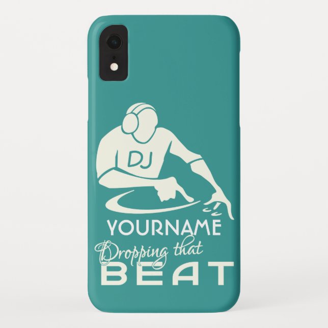DJ custom name & color phone cases (Back)