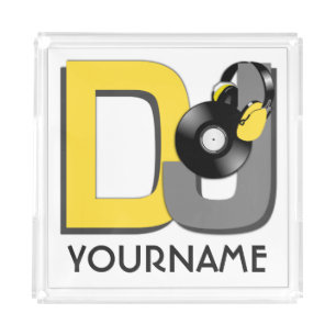 DJ custom name trays