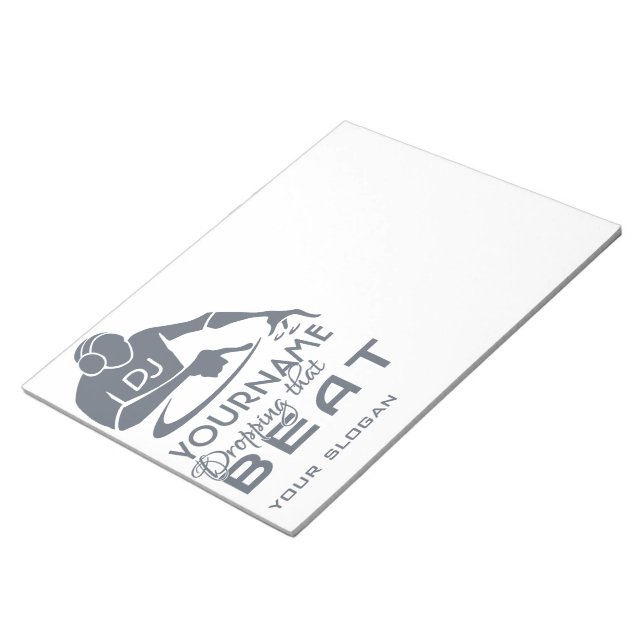 DJ custom notepads (Angled)