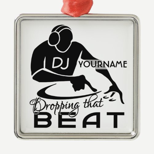DJ custom ornament
