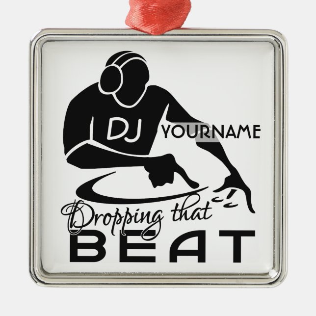 DJ custom ornament (Front)
