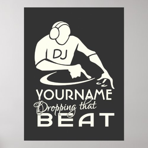 DJ custom poster