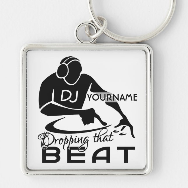 DJ custom premium key chain (Front)