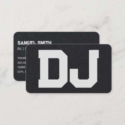 DJ Custom QR Code Business Card