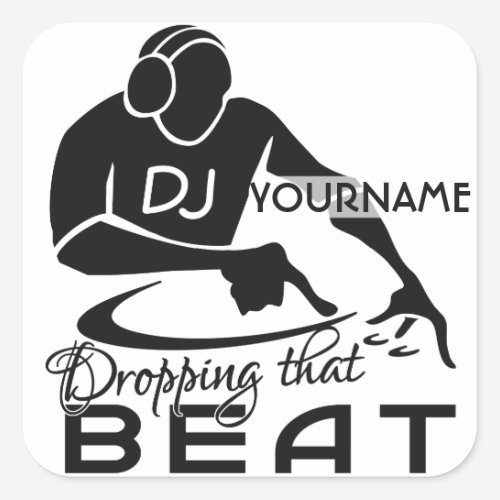 DJ custom stickers