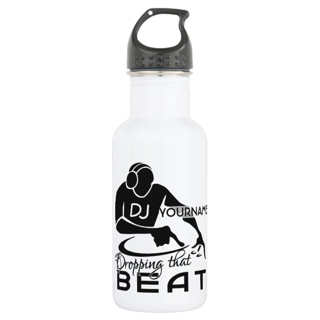 DJ custom Water Bottle (Front)
