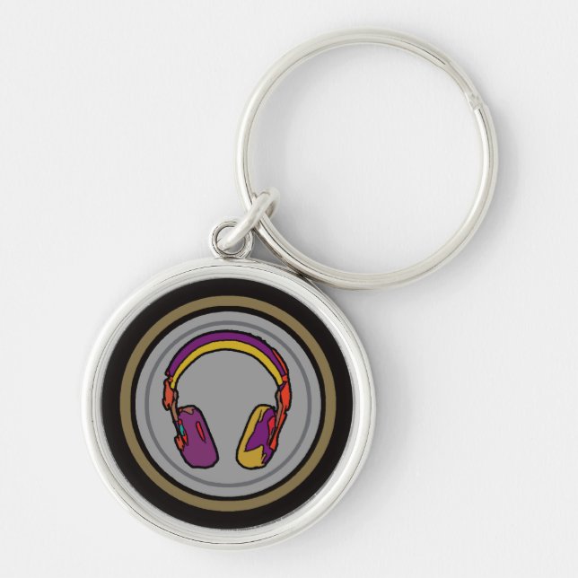 dj d.j. DJ Keychain (Front)