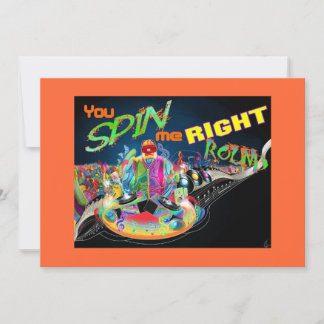 DJ Dance Party invitation