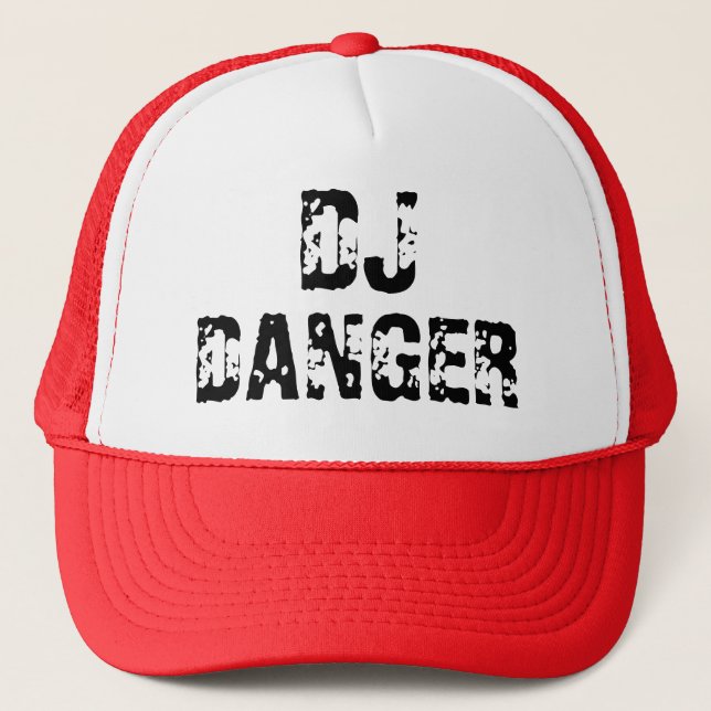 DJ danger Trucker Hat (Front)