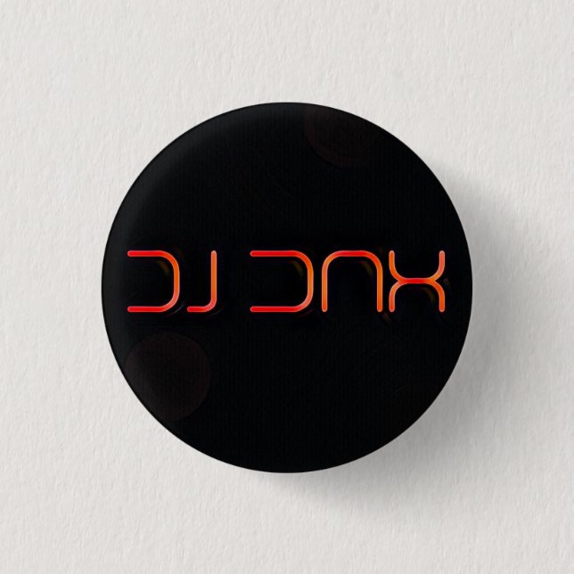 DJ DAX LOGO 2025 - BADGE BUTTON (Front)