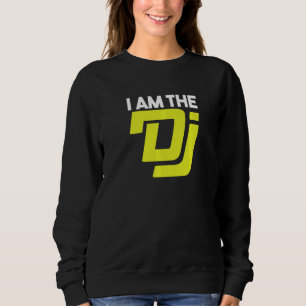 Dj Deejay Party Music Club Headphones Turntable Te Sweatshirt