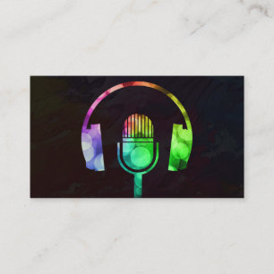 DJ Disc Jockey Electronic Business Card