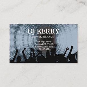 DJ Disc Jockey Electronic Business Card