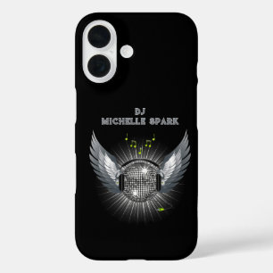 DJ Disco Ball Wings iPhone 16 Case