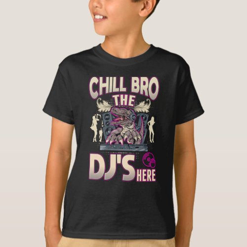 DJ Disk Jokey Turntable Party Music T_Shirt