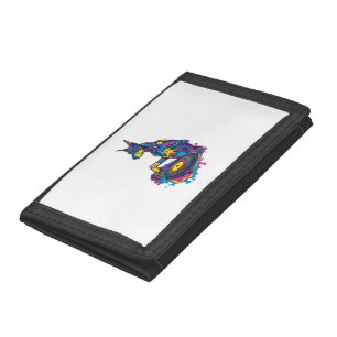 DJ Doberman � Club Vibe Party Dog Tri-fold Wallet